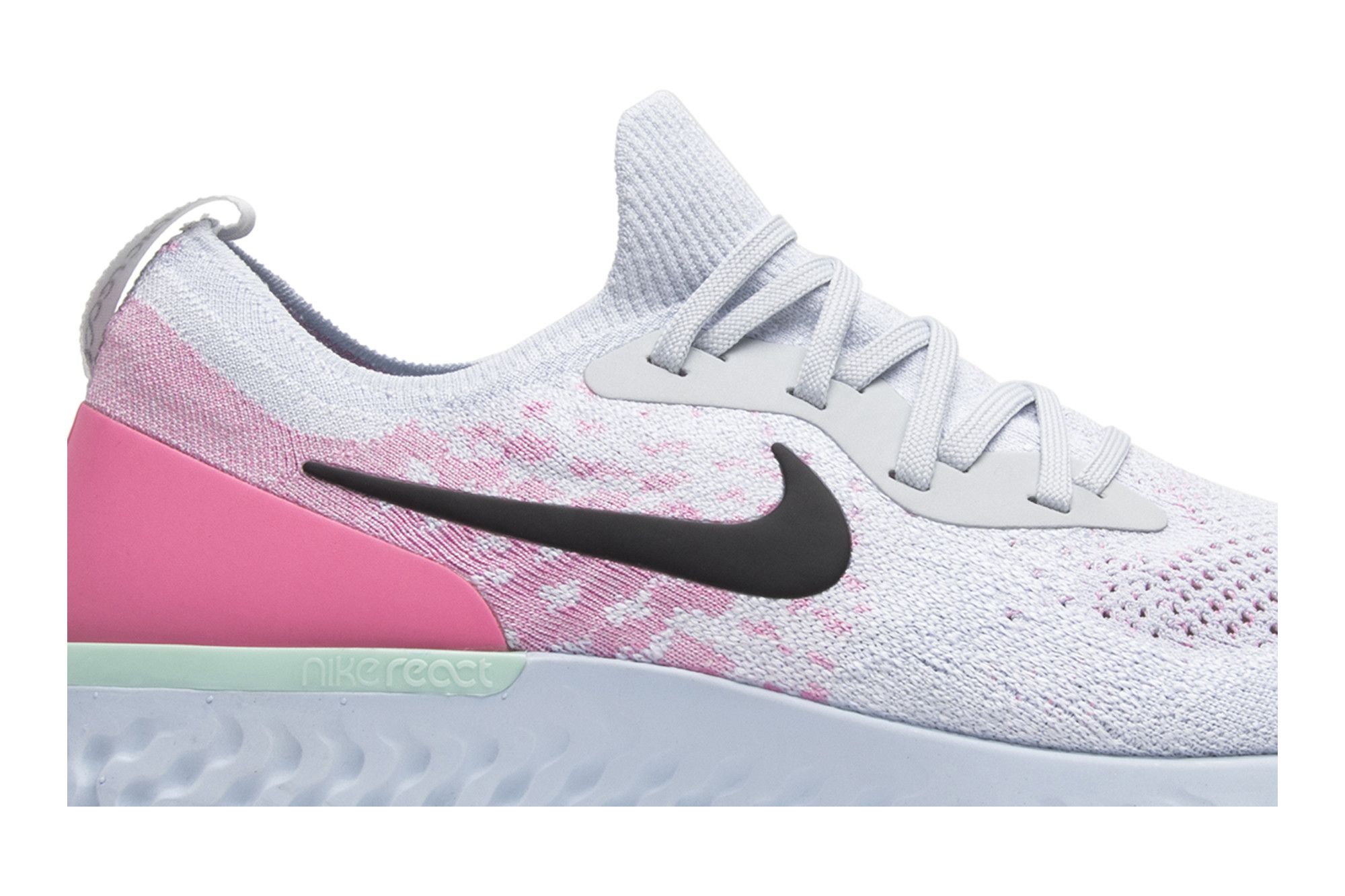 Nike women's epic react flyknit pink best sale