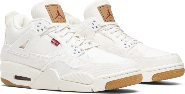 Levis x Air Jordan 4 Retro GS White Denim