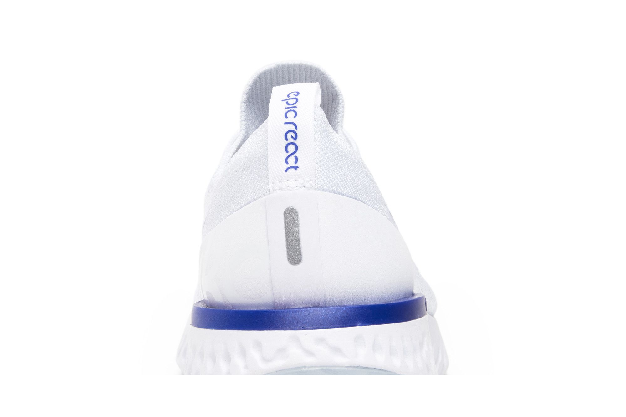 Epic react white racer blue sale
