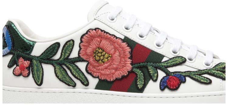 Gucci Wmns Ace Embroidered Floral