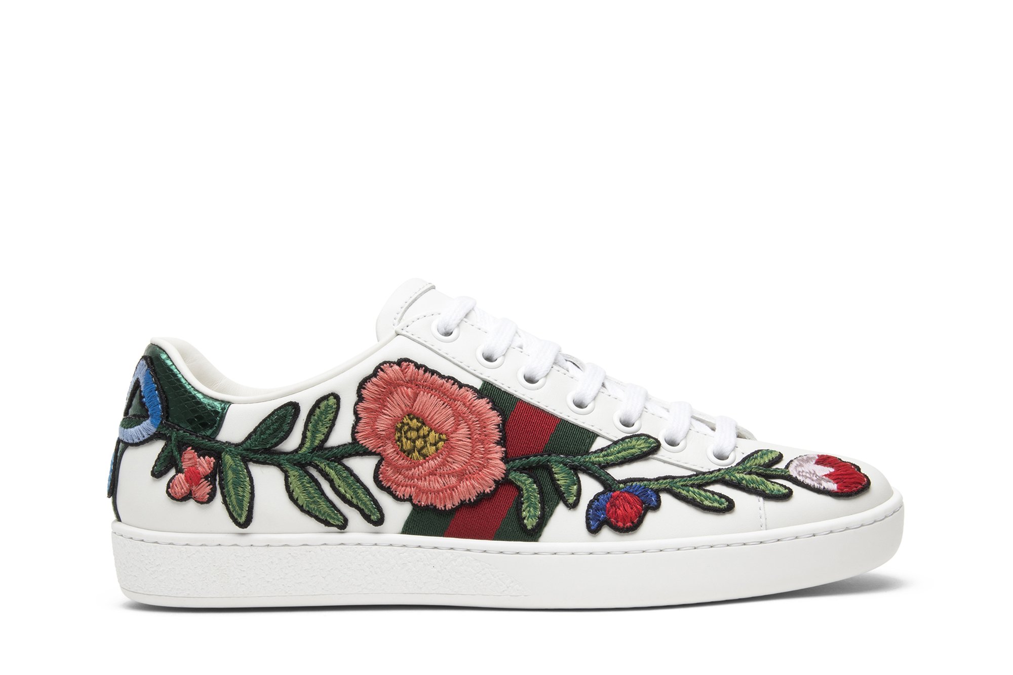 Buy Gucci Wmns Ace Embroidered 'Floral' - 431917 A38G0 9064 | GOAT