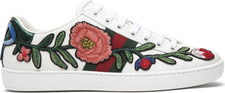 zo veel Rechtsaf rots Gucci Wmns Ace Embroidered 'Floral' | GOAT