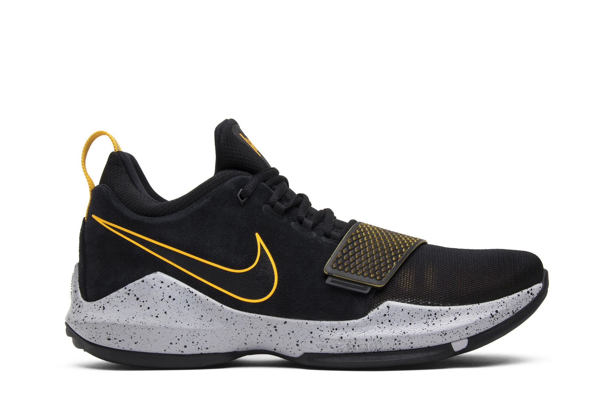 Paul george black and yellow shoes sales