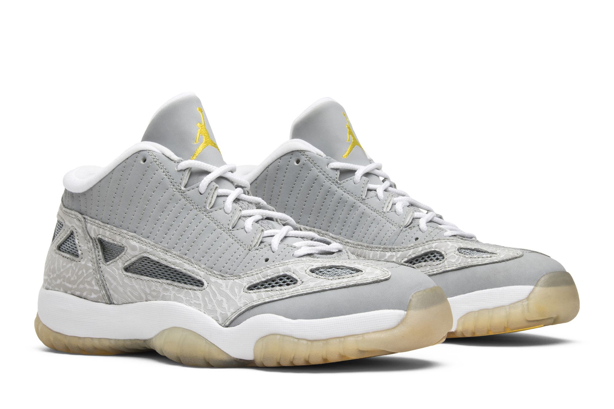 Size 10.0 Air Jordan 11 Retro Low IE 'Silver'