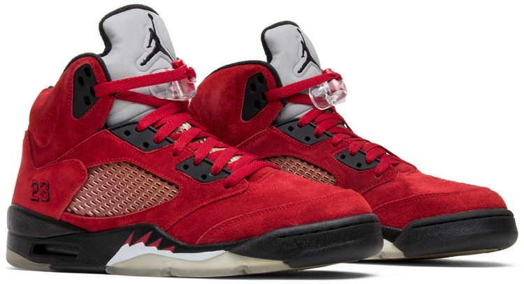 Air Jordan 5 Retro Raging Bull Red Suede