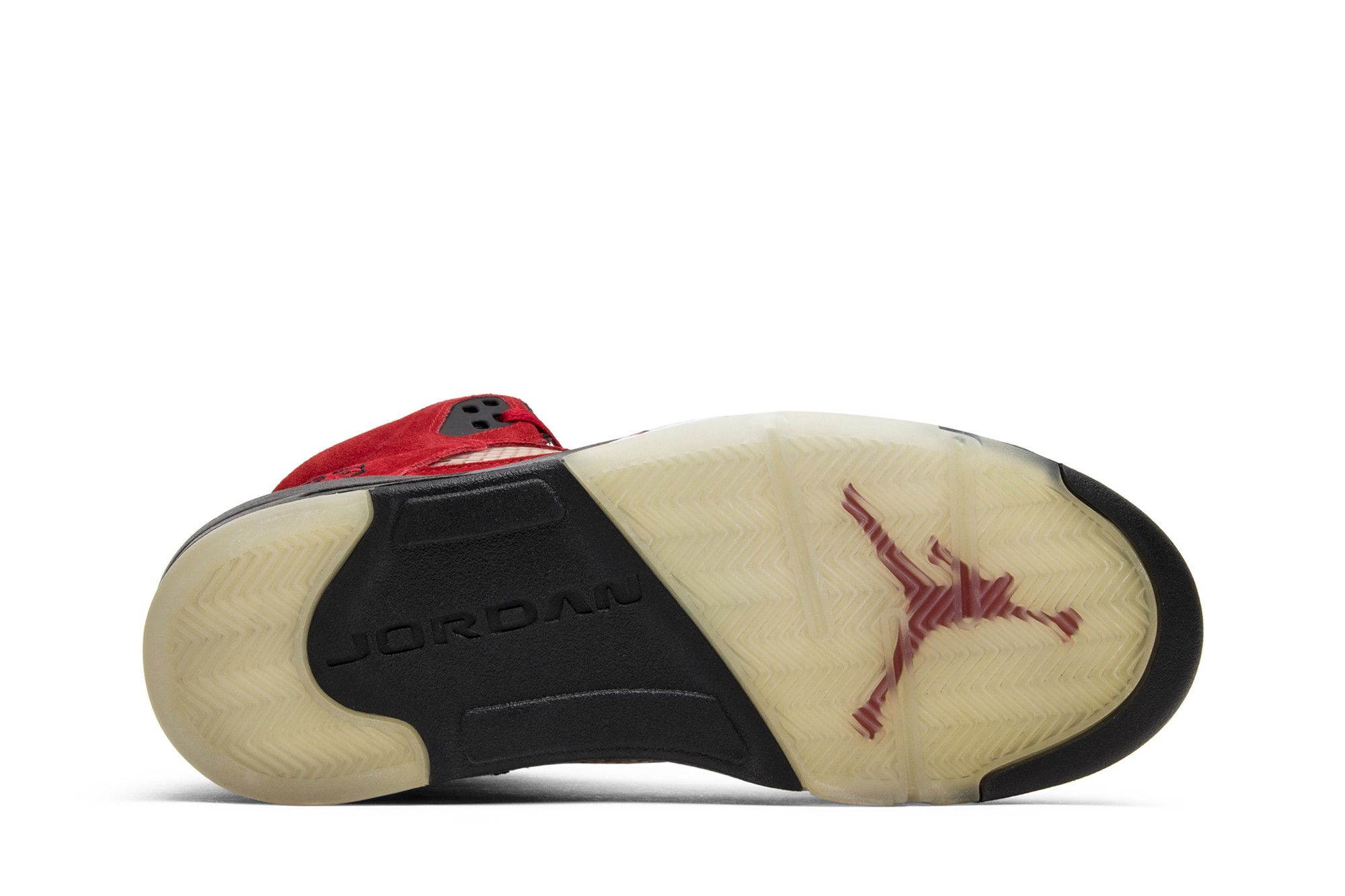 Jordan 5 raging bull red suede 2025