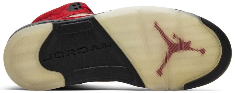 Air Jordan 5 Retro Raging Bull Red Suede