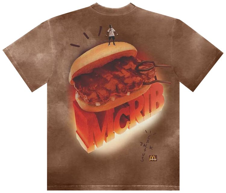 Cactus Jack by Travis Scott Grail T Shirt Brown