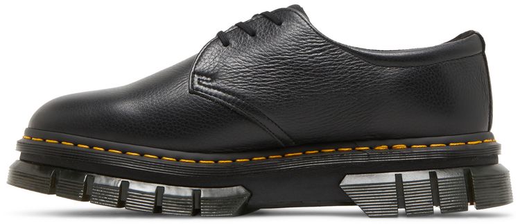 Rikard Lunar Leather Platform Low Black