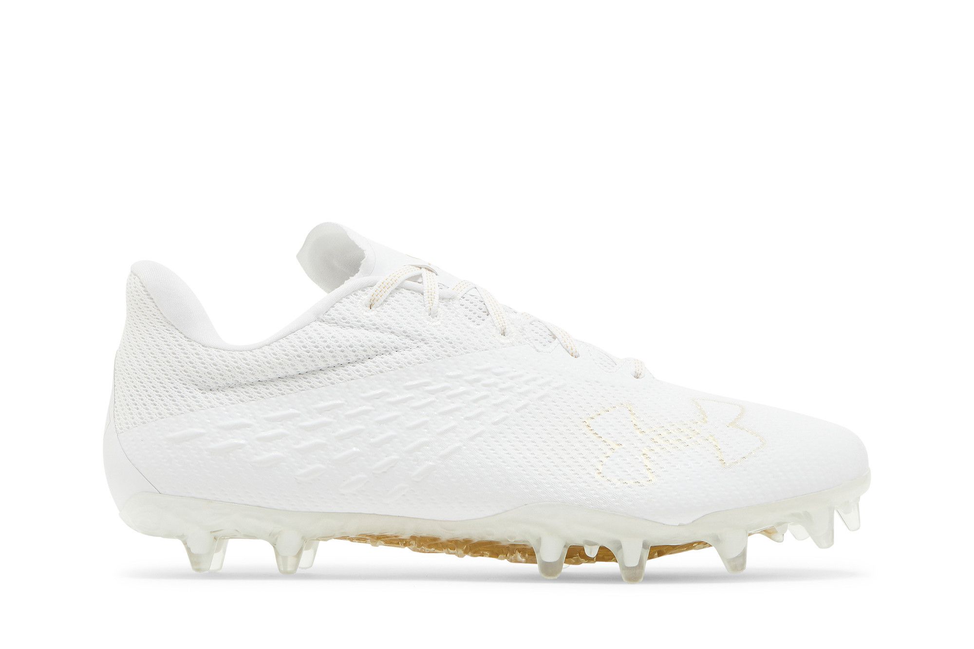White and gold discount under armour cleats