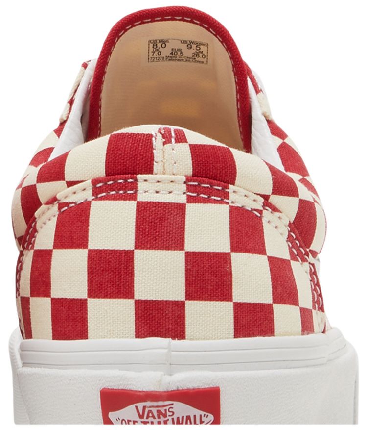 Vans Style 36 Checkerboard   Racing Red