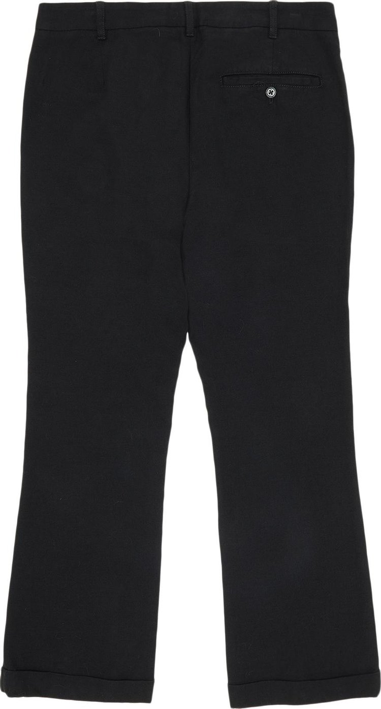 Ann Demeulemeester Cuffed Trousers Black