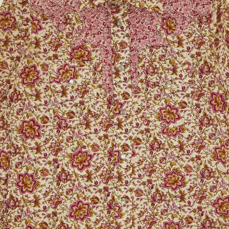 Gucci By Tom Ford Floral Button Down Shirt Pink