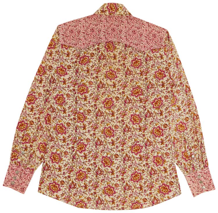 Gucci By Tom Ford Floral Button Down Shirt Pink
