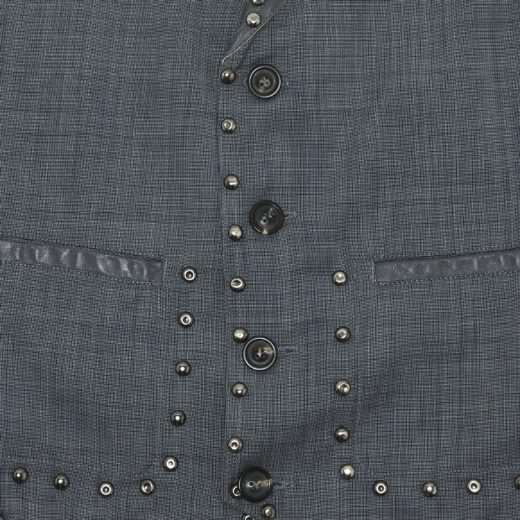 MM6 Maison Margiela Studded Waistcoat Indigo