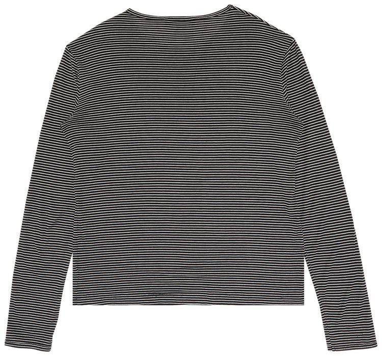 Raf Simons Woe Unto Those Stretch Long Sleeve BlackWhite