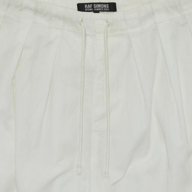 Raf Simons May The Circle Be Unbroken Baggy Drawstring Pant White