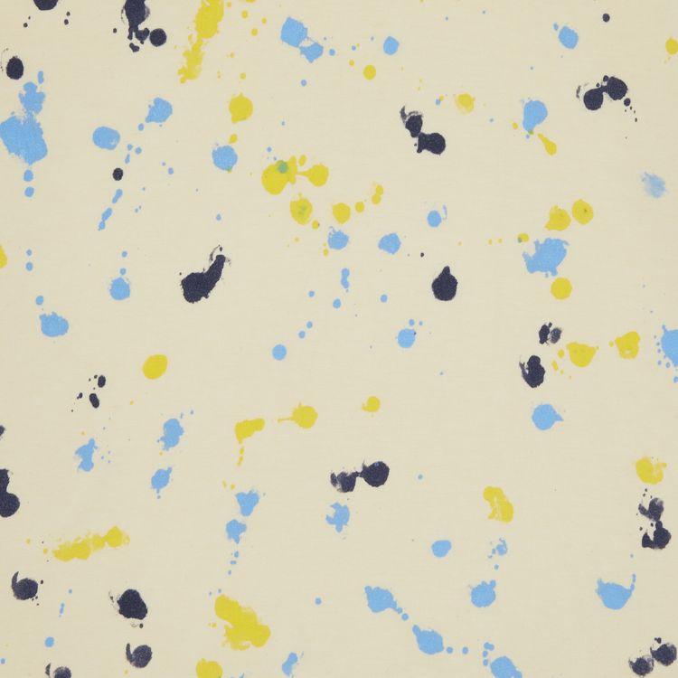 Yohji Yamamoto Paint Splatter Tee Cream