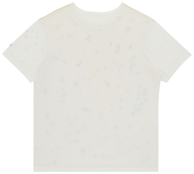 Yohji Yamamoto Paint Splatter Tee Cream