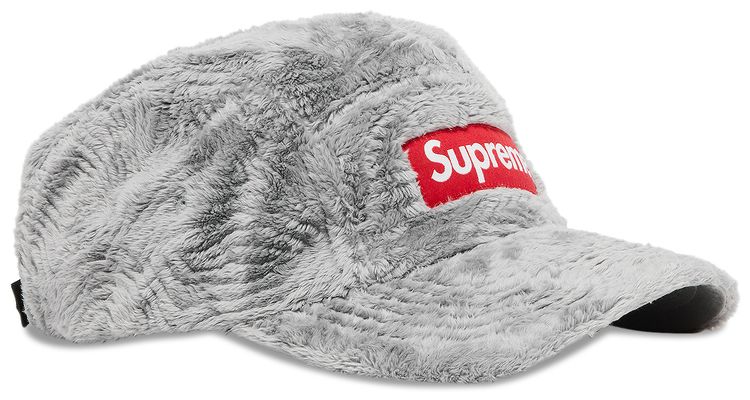 Supreme Swirl Fleece Camp Cap Grey