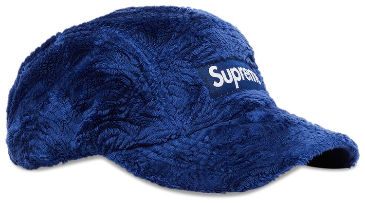 Supreme Swirl Fleece Camp Cap Blue