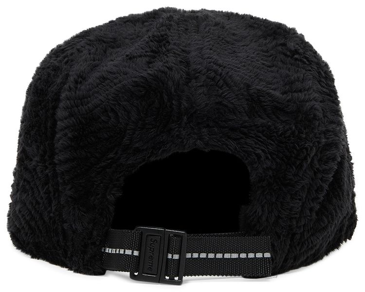 Supreme Swirl Fleece Camp Cap Black