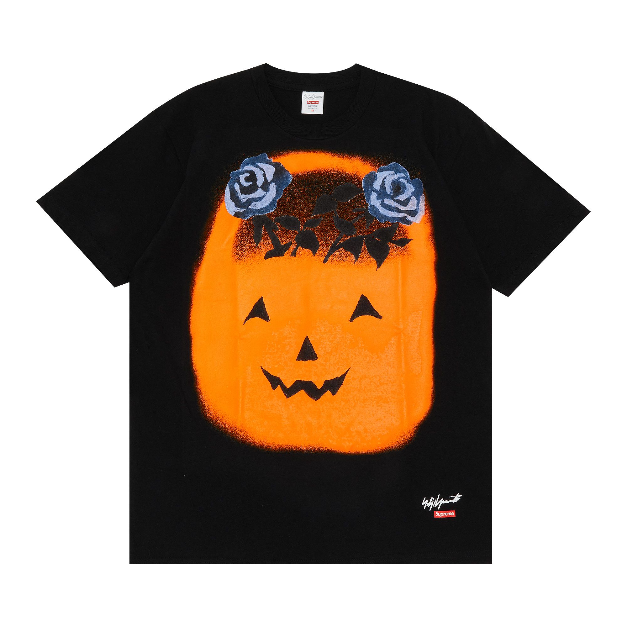 Buy Supreme x Yohji Yamamoto Pumpkin Tee 'Black' - FW22T1