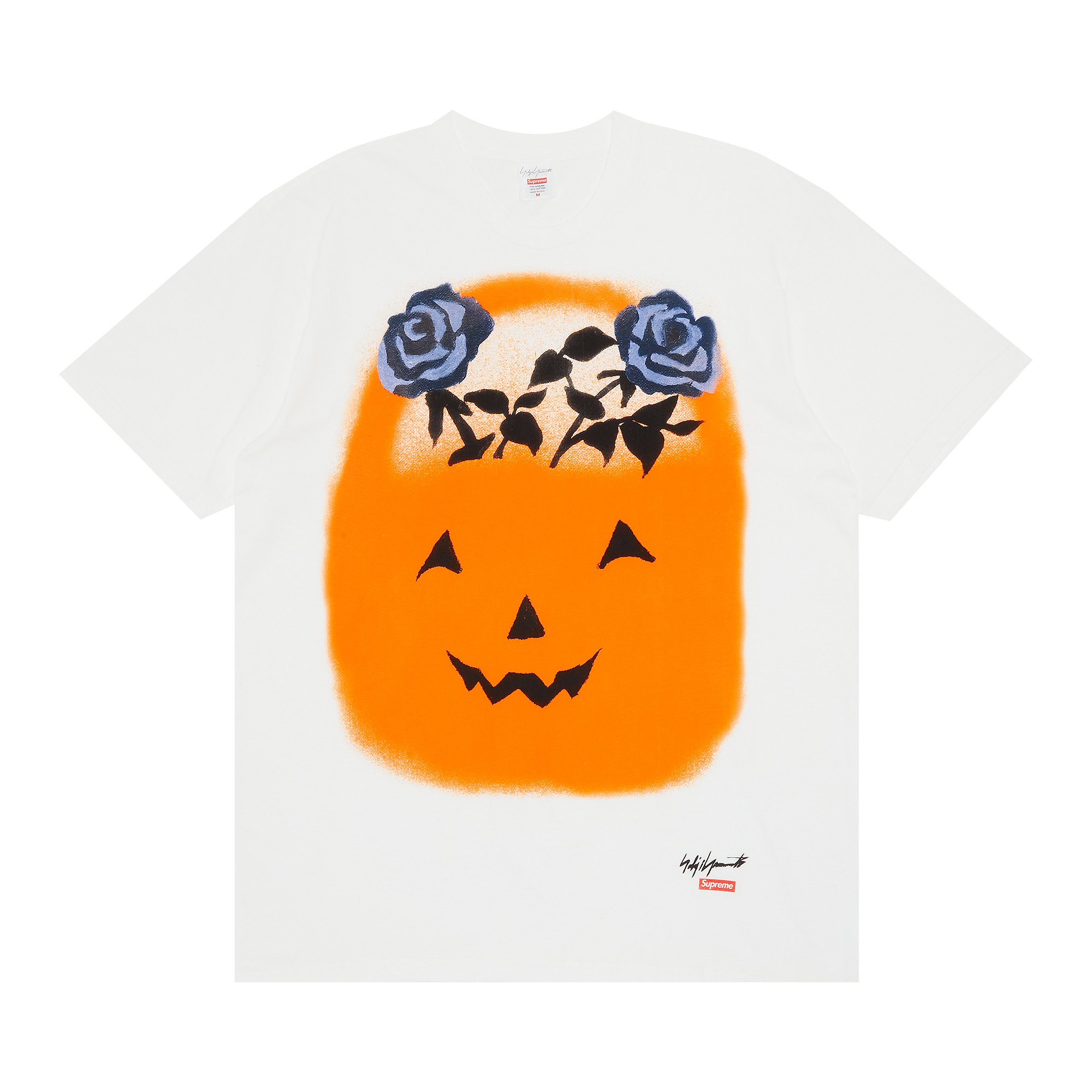 Buy Supreme x Yohji Yamamoto Pumpkin Tee 'White' - FW22T1 WHITE | GOAT