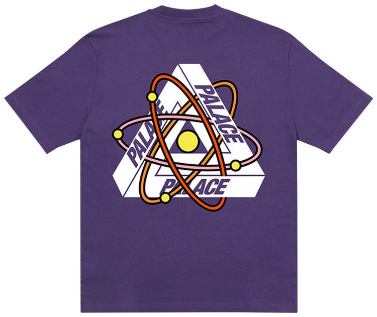 Palace Tri Atom T Shirt Purple