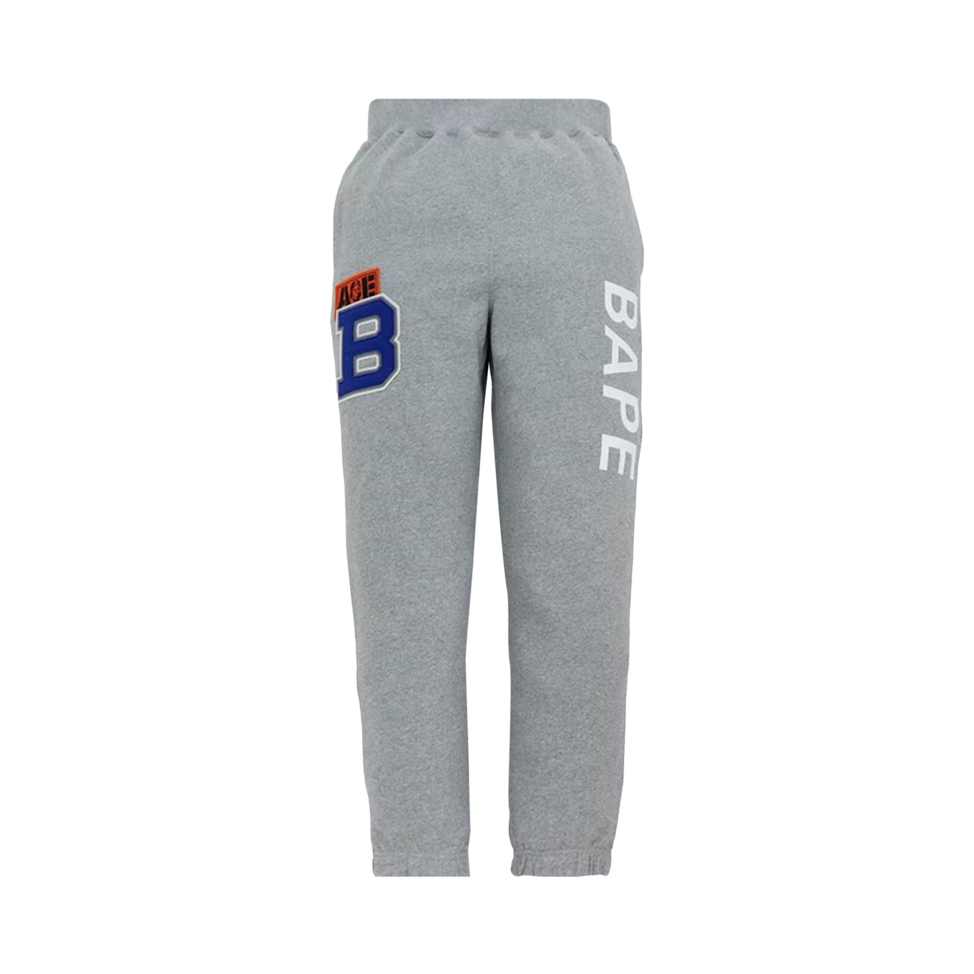 Size xxl BAPE Patch Sweat Pants Grey