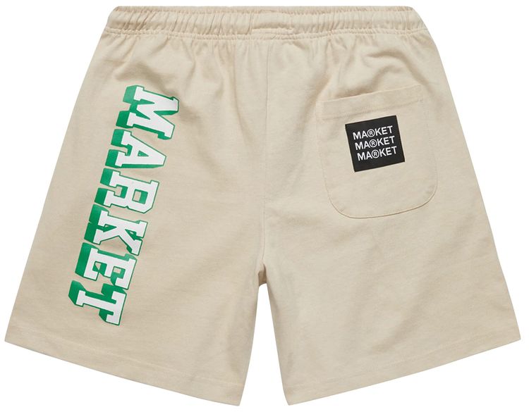 Market Mental Attitude Shorts Khaki