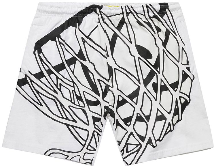 Market Smiley In The Net UV Shorts White