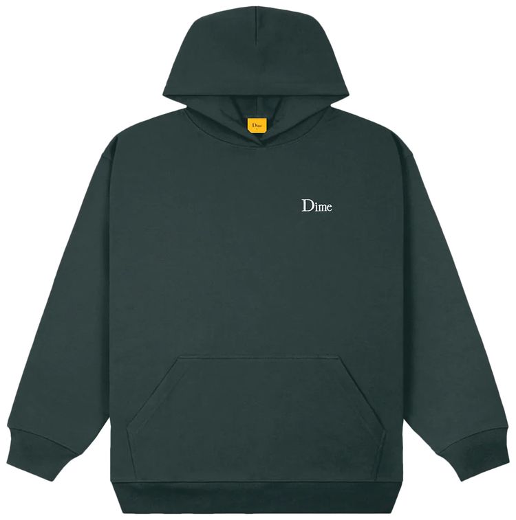 Dime Small Logo Hoodie Dark Teal