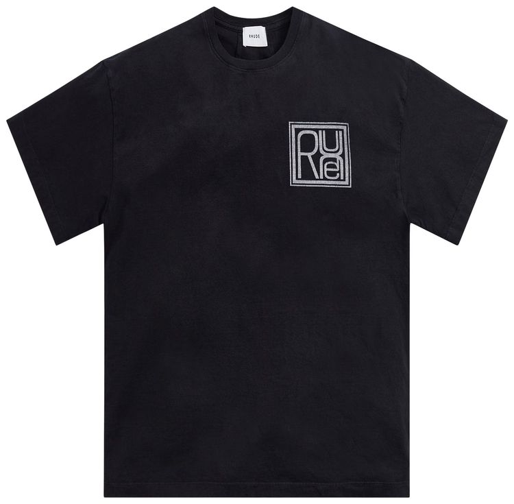 Rhude Square Logo Tee Vintage Black