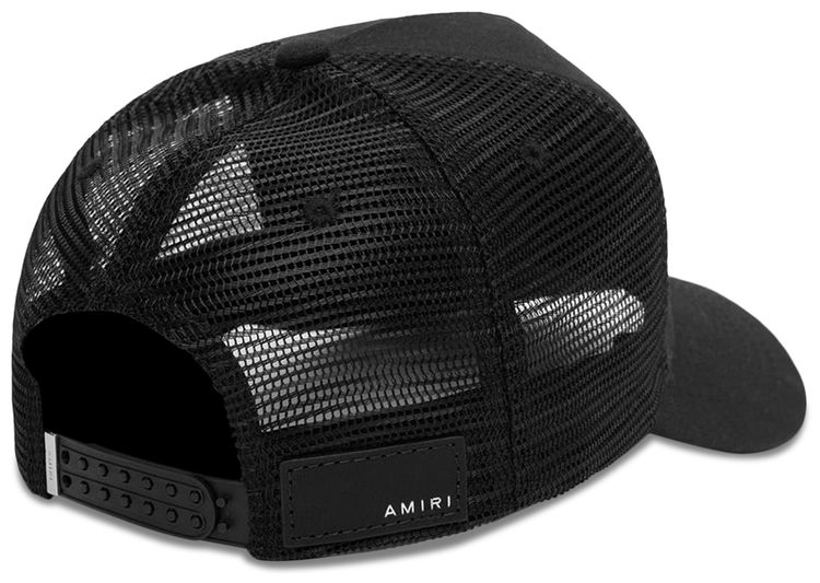 Amiri Reaper Trucker Hat BlackWhite