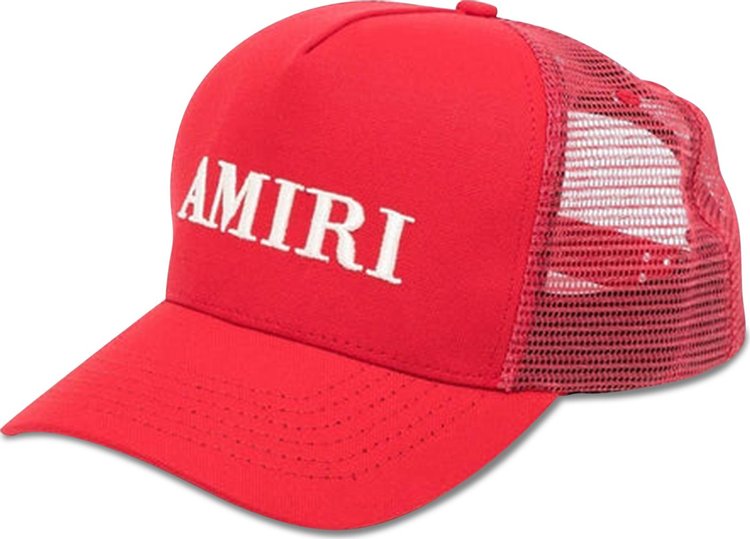 Amiri Logo Trucker Hat 'Red'