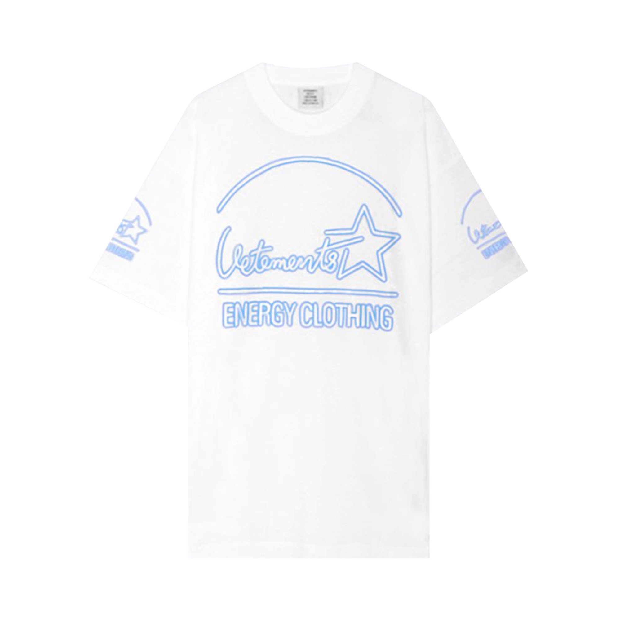 Buy Vetements Energy T-Shirt 'White' - UA53TR180W WHIT | GOAT