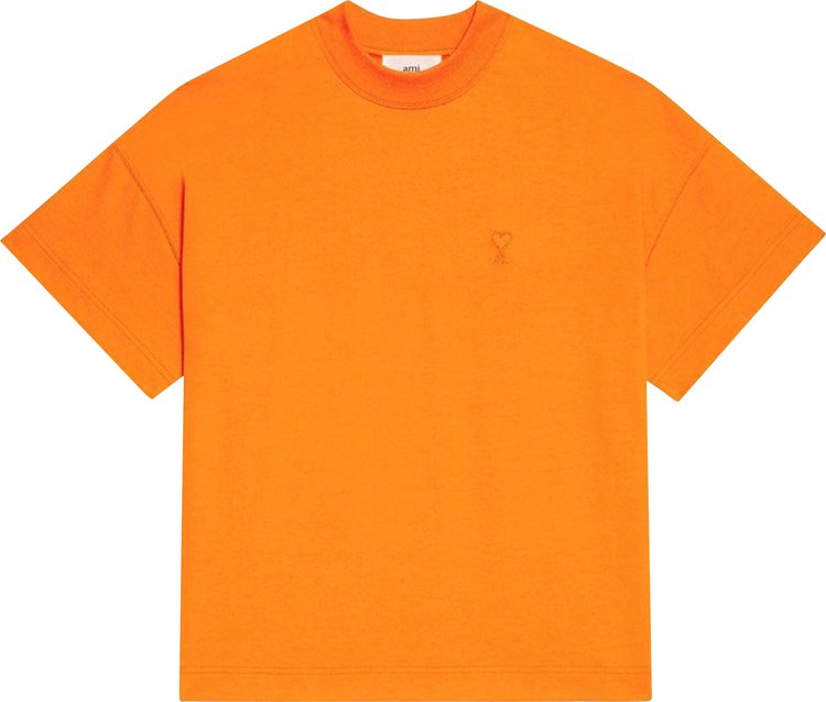 Buy Ami Tonal Small ADC T-Shirt 'Orange' - UTS012 726 800 | GOAT