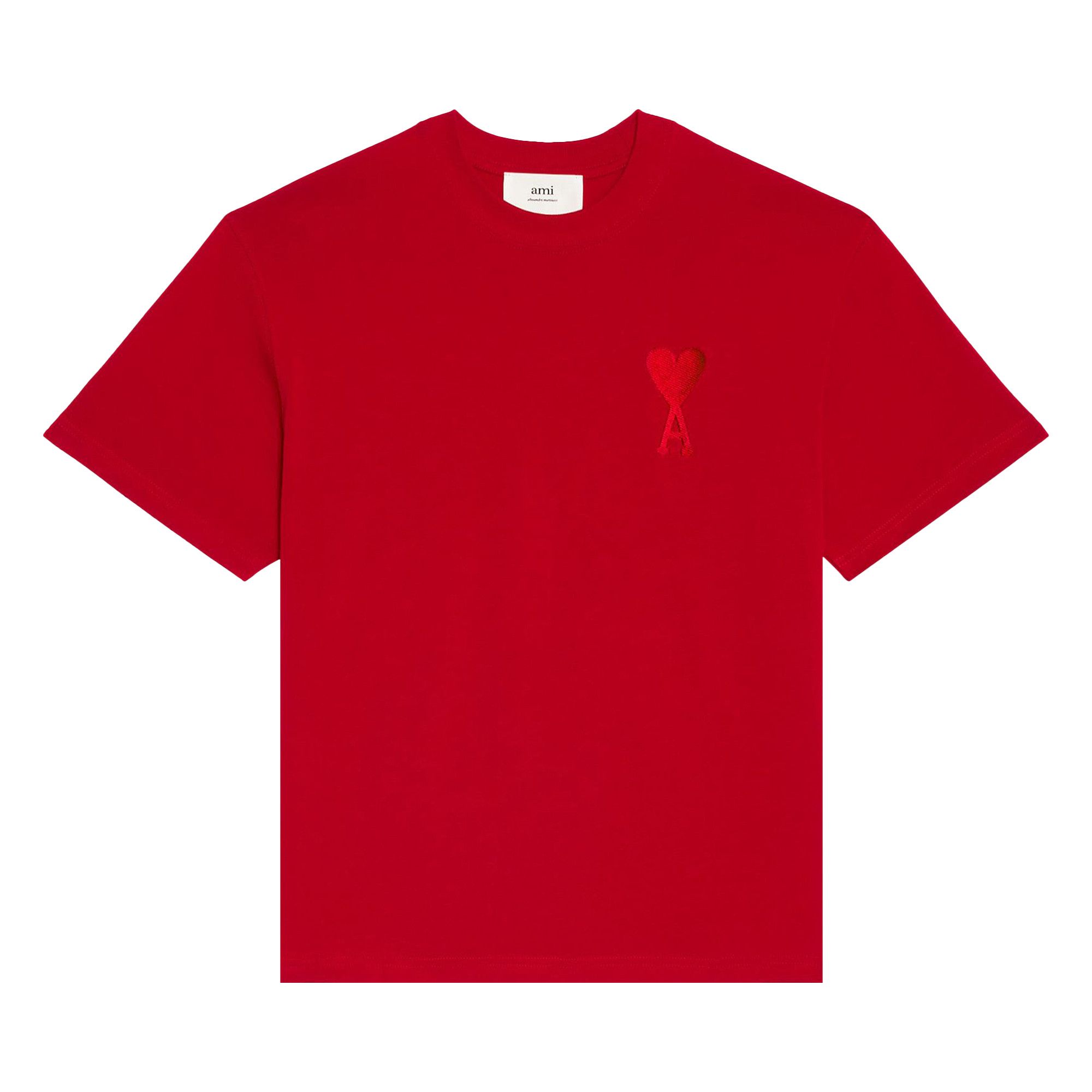 Buy Ami Tonal Big ADC T-Shirt 'Red' - UTS002 726 600 | GOAT