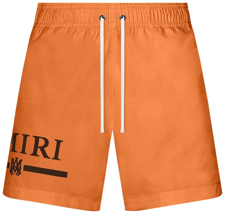 Amiri MA Bar Logo Swimtrunk Orange