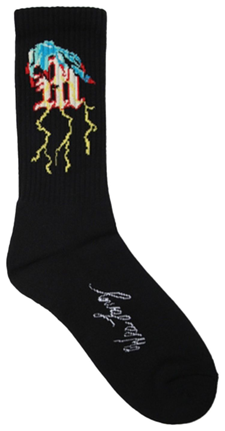 Amiri x Wes Lang MA Hands Sock Black