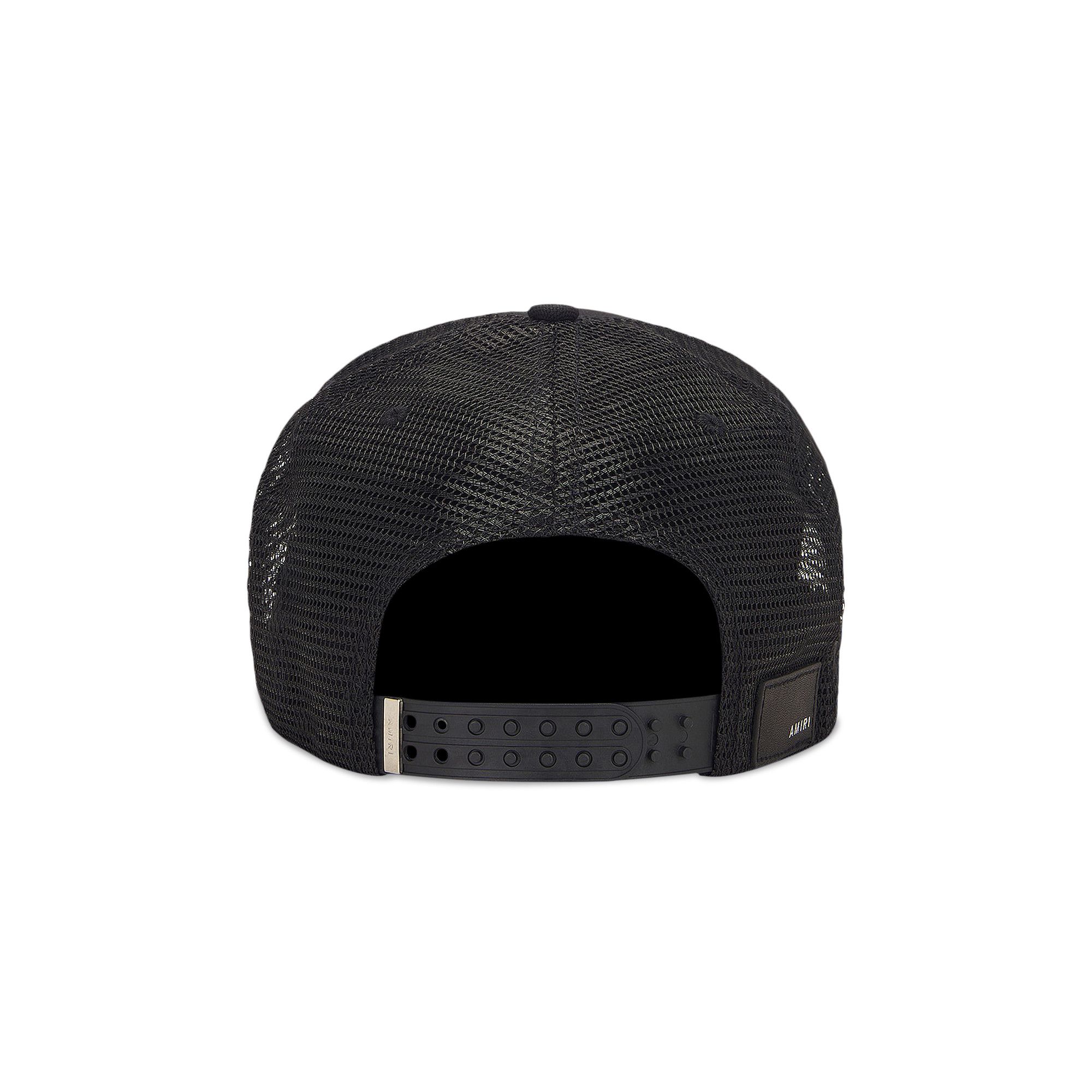 Buy Amiri 3 Star Trucker Hat 'Black/Red' - AW22MAH010 009