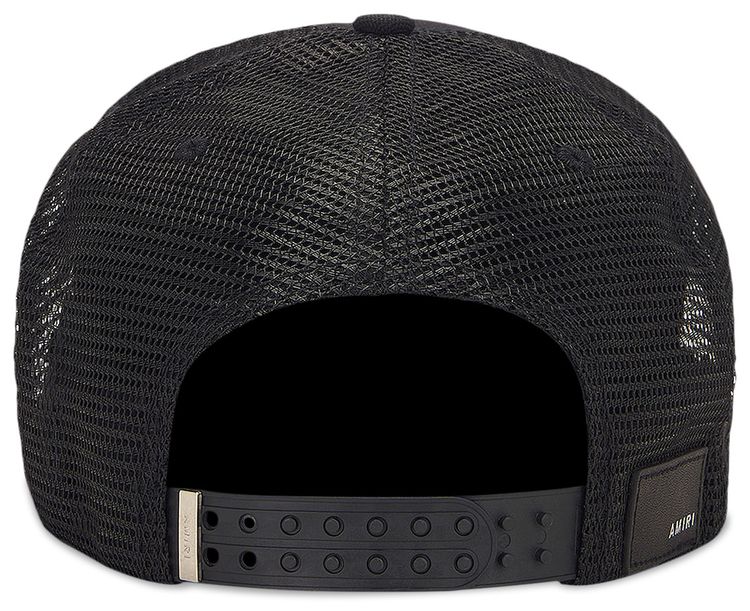 Amiri 3 Star Trucker Hat BlackRed