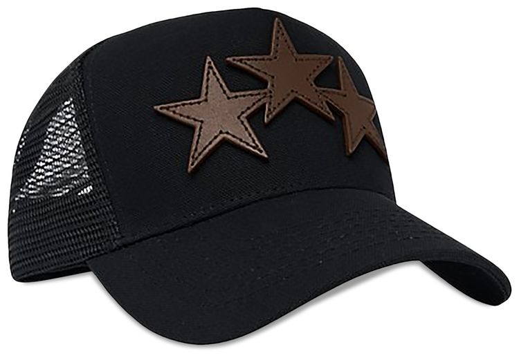 Amiri 3 Star Trucker Hat Red