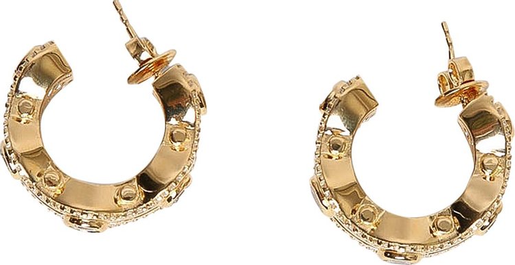 Bottega Veneta Bolt Earrings Gold