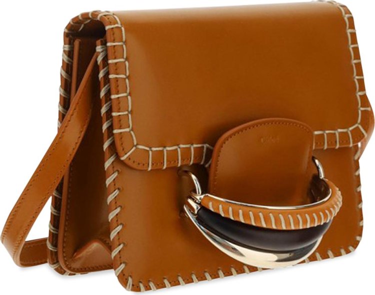 Chloe Kattie Crossbody Bag Burning Camel