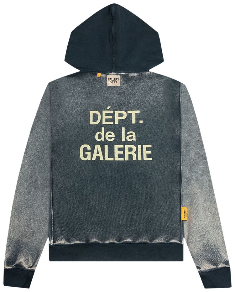 Gallery Dept Reversible French Logo Hoodie Navy