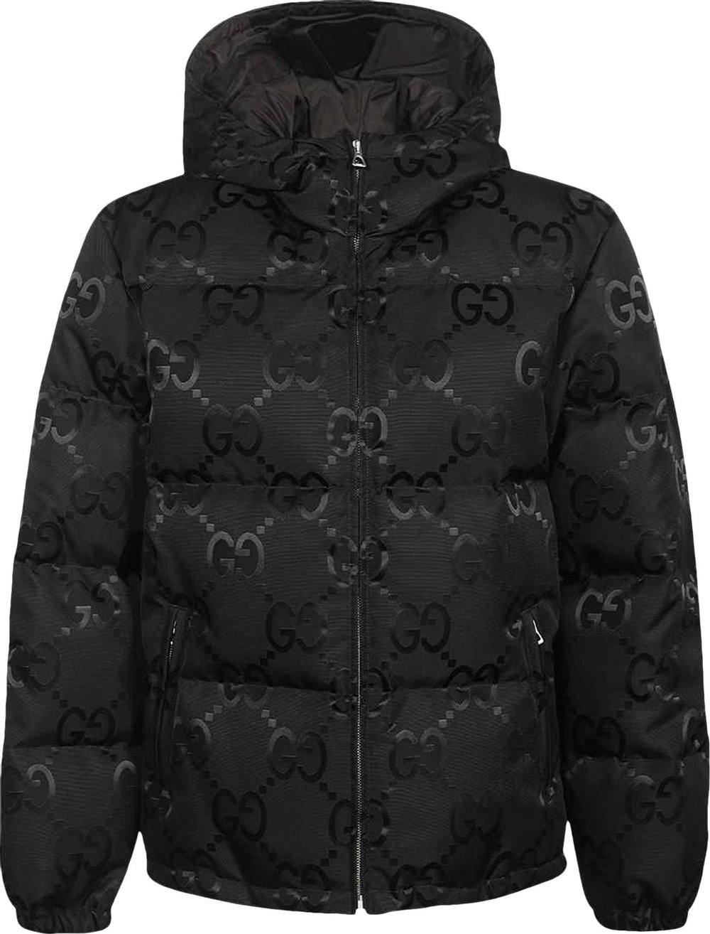 Buy Gucci Jumbo GG Canvas Down Jacket 'Black' - 698710 Z8A2S 1000 | GOAT