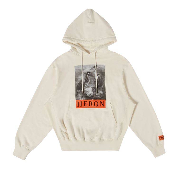 Heron Preston NF Heron BW Hoodie WhiteBlack