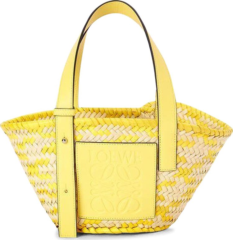 Loewe Basket Confetti Small Bag 'Natural/Lemon'